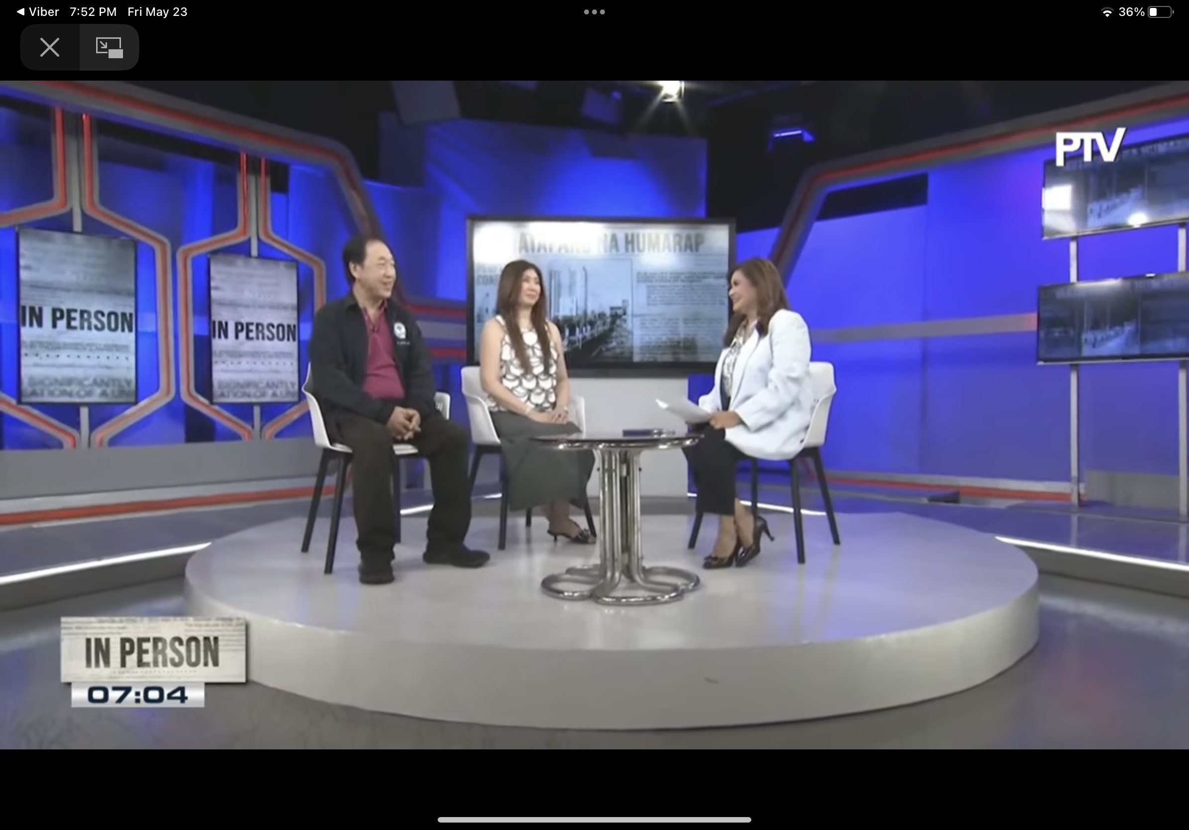 Ms. Angelique Lazo interview with Ana de Villa – Singson and Dr. Arwin Serrano of PPCRV